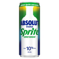 Absolut Vodka Sprite Zitrone-Limette Zero Dose | GBZ - Die Getränke-Blitzzusteller