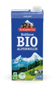 Berchtesgadener Land Haltbare Bio-Alpenmilch 3,5% | GBZ - Die Getränke-Blitzzusteller